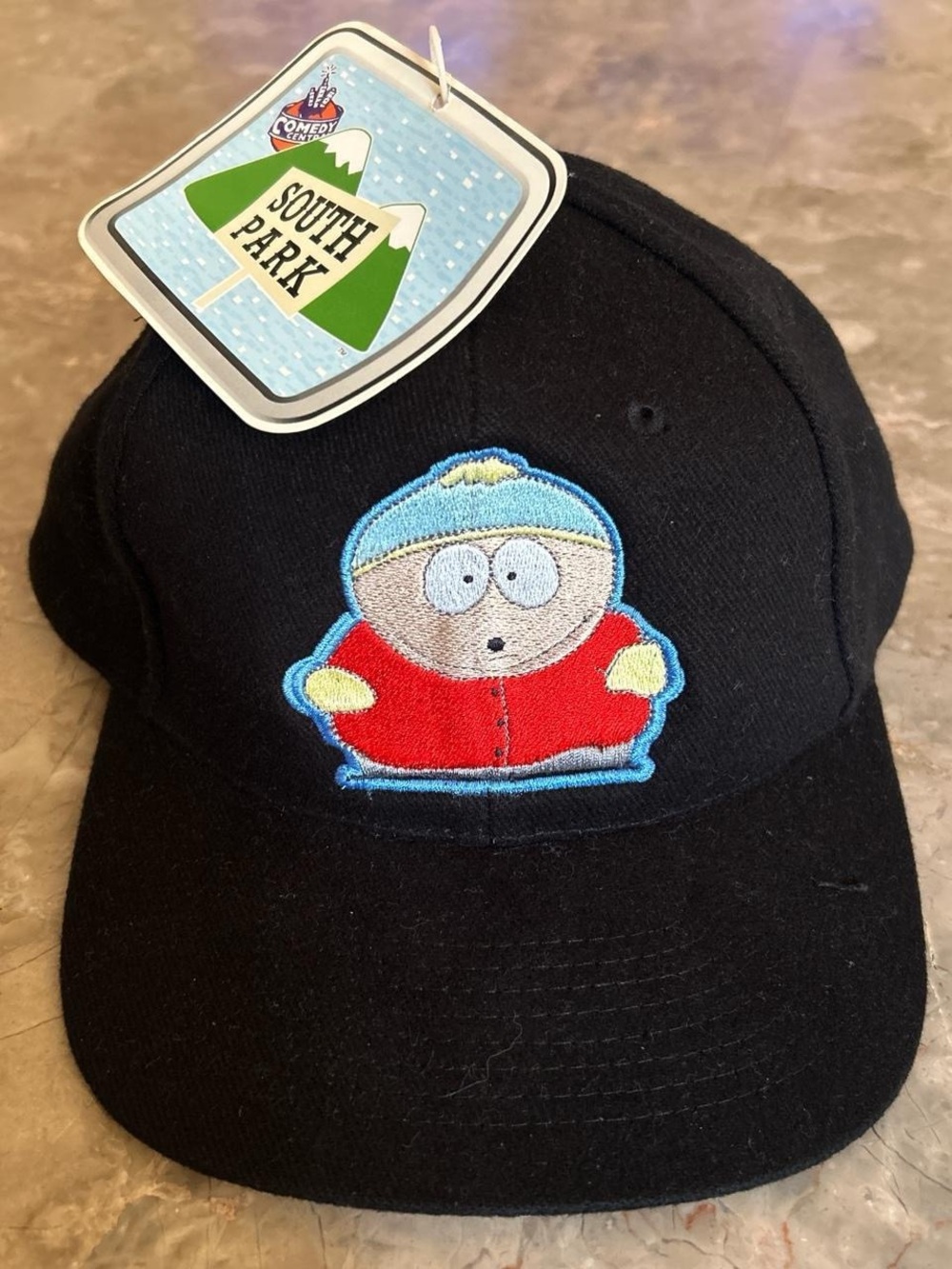 Vintage 1998 South Park Cartman NWT Snapback Cap Hat Comedy Central